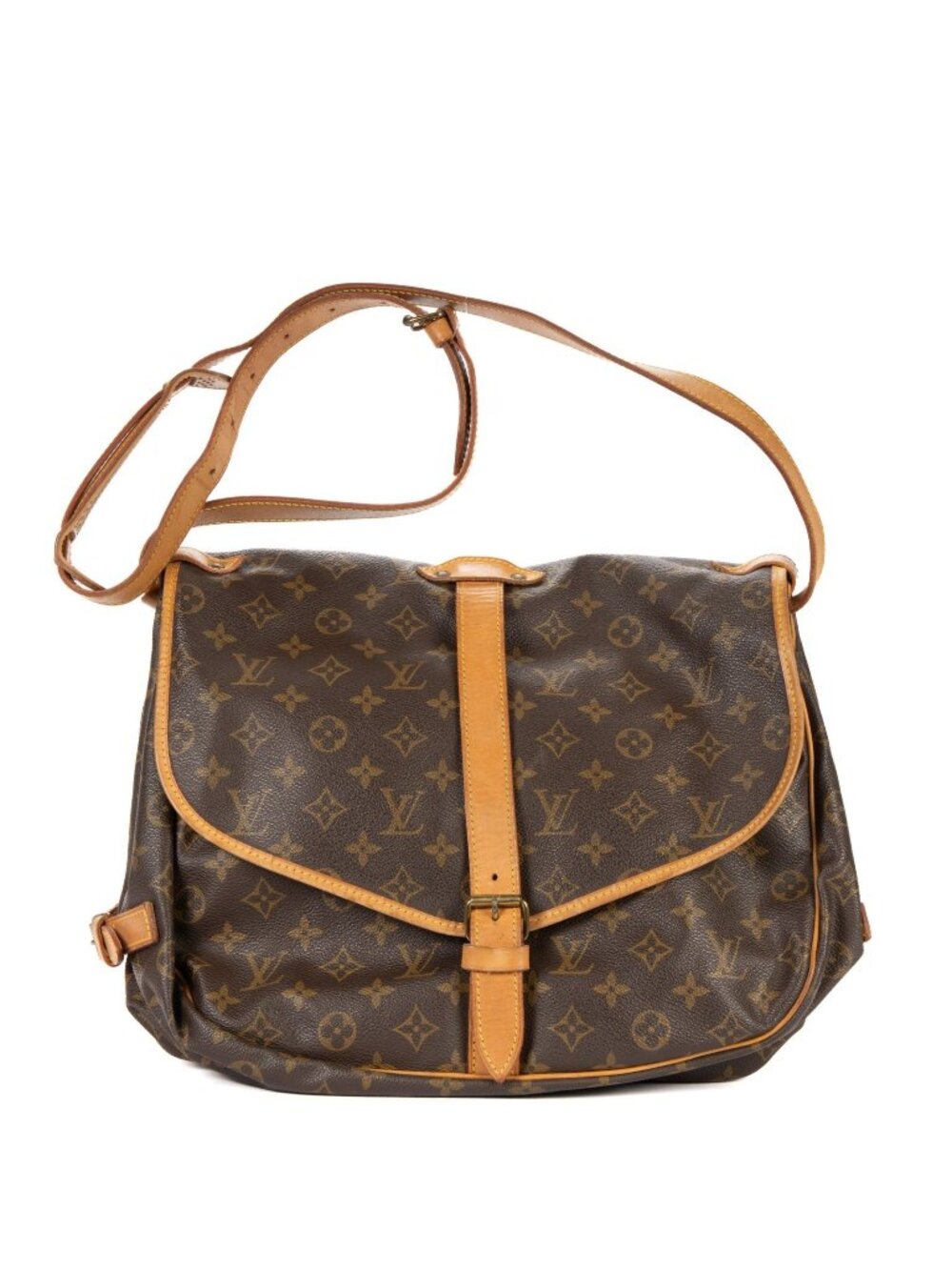 Louis Vuitton Saumur Brown Monogram Canvas Crossbody